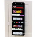 Hanging Wall Organizer Storage Bag with 4 Clear Window Pockets